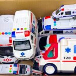 救急車のミニカーが走ります。サイレンありで坂道走行☆緊急走行｜Ambulance minicar runs in an emergency with sirens!