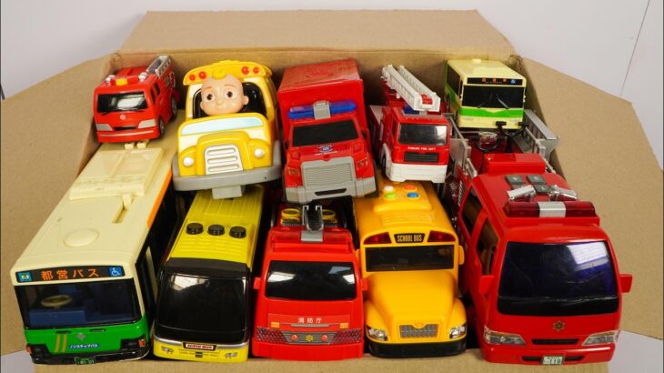 救急車パトカー消防車のミニカーが走る走る！坂道を緊急走行テスト Ambulance police car Minicar of fire truck run run! Slope drive test