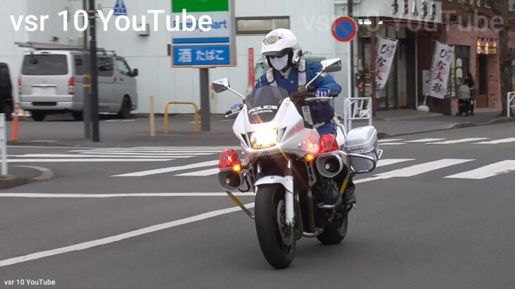 白バイがサイレン鳴らして猛追！！歩行者の真横をノーブレーキで突っ込んだ結果…•高齢ドライバー！！白バイから逃走！？•FJR白バイによる信号無視取り締まり！！