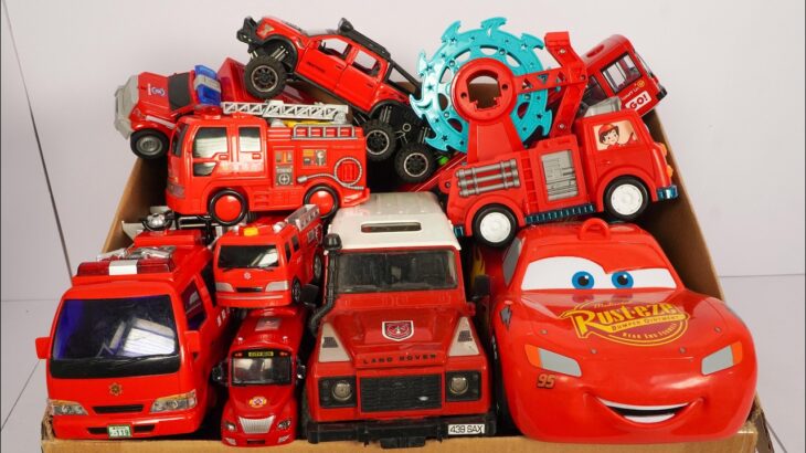 消防車コレクションが坂道を高速走行！緊急運転チャレンジ☆ | Fire Truck Collection Racing Downhill! Emergency Driving Challenge