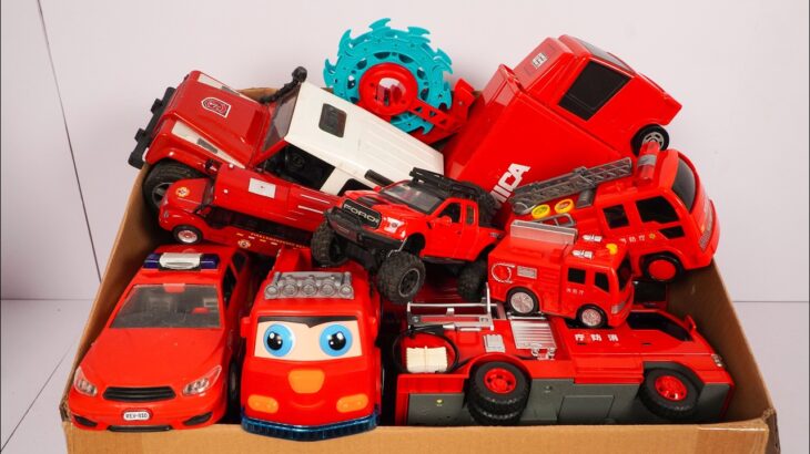 消防車コレクションが坂道を高速走行！緊急運転チャレンジ☆ | Fire Truck Collection Racing Downhill! Emergency Driving Challenge