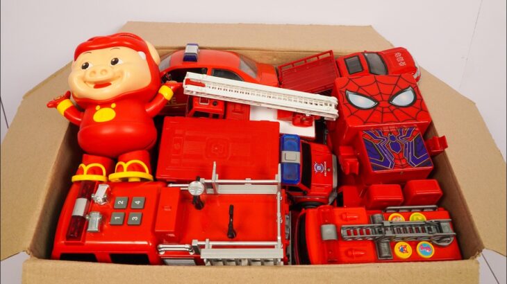 消防車コレクションが坂道を高速走行！緊急運転チャレンジ☆ | Fire Truck Collection Racing Downhill! Emergency Driving Challenge