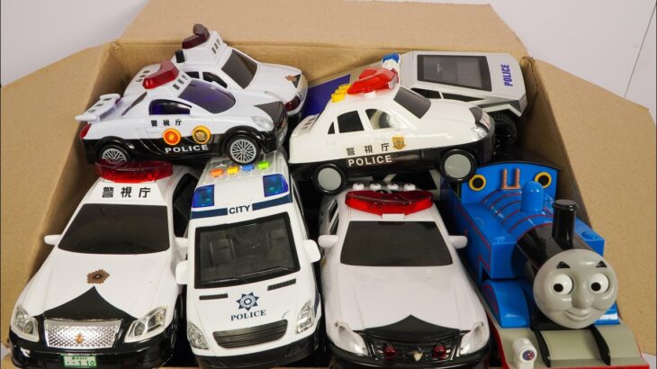 パトカーのミニカーが走ります。サイレンありで坂道走行☆緊急走行Police car miniatures are running!Emergency slope driving test！