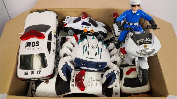 パトカーのミニカーが走ります。サイレンありで坂道走行☆緊急走行Police car miniatures are running!Emergency slope driving test！