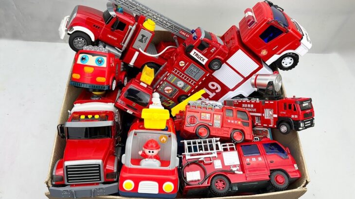 サイレン全開! 消防車ミニカーが坂道を一気に走る☆緊急走行チャレンジ | Sirens On! Fire Truck Mini Cars RaceDownhill | Emergency Test