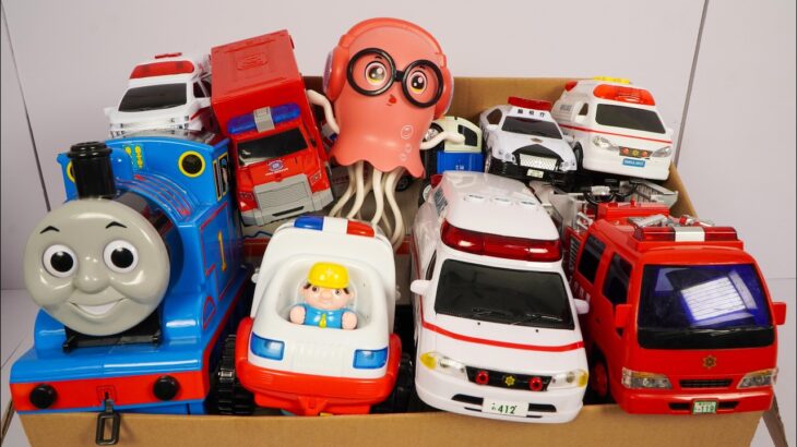 🚨ピーポー！救急車とバスがサイレン全開！坂道緊急走行テスト☆ | Wee-woo! Ambulances & Buses Sirens On! Downhill Emergency Test