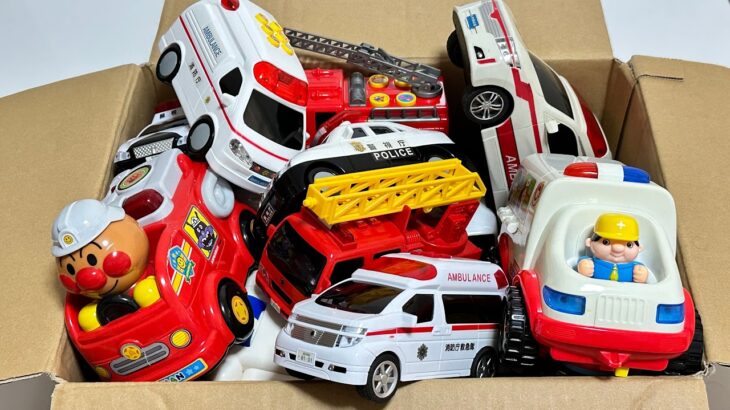 🚑🚓🚒 どれが一番速い？救急車・パトカー・消防車の坂道スピードテスト Which is FASTEST? Ambulance vs Police vs Fire Truck Downhill Test