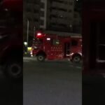 東京消防庁葛西消防署いすゞフォワード指揮統制車緊急走行🚨🦺🚒 #救急車 #automobile #automobile #消防署