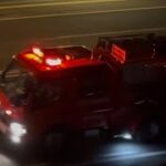 消防車　緊急走行