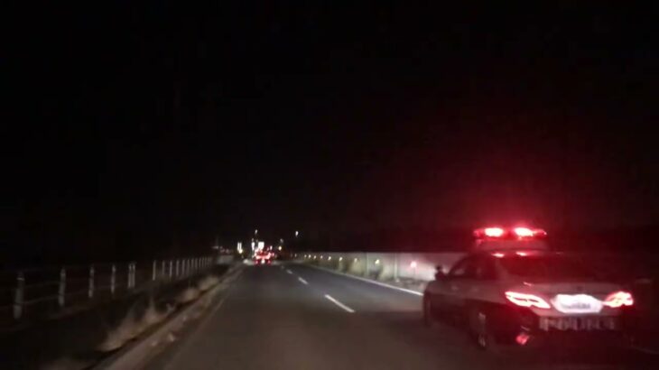 緊急走行　パトカー（サ）