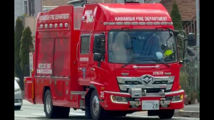 🚨署に戻る消防車が格好いい❤️帰還シーン🚨　#消防車