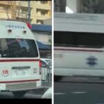 🚨響き渡るサイレン🚨救急車🚨緊急走行🚨赤色灯🚨　#救急車　#緊急走行