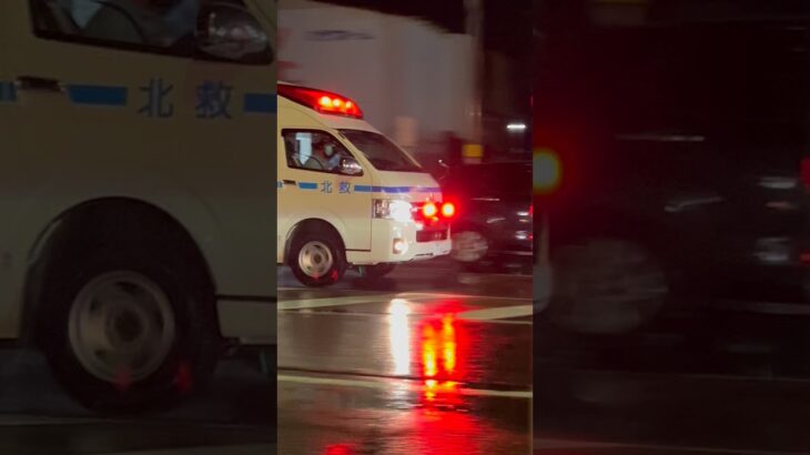 【鯖江•丹生消防組合救急隊】救急車緊急走行