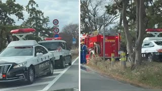 😳😳😳交通事故対応🚨交通整理🚨大渋滞😳😳😳　#高速事故 #事故処理 #交通整理 #兵庫県警