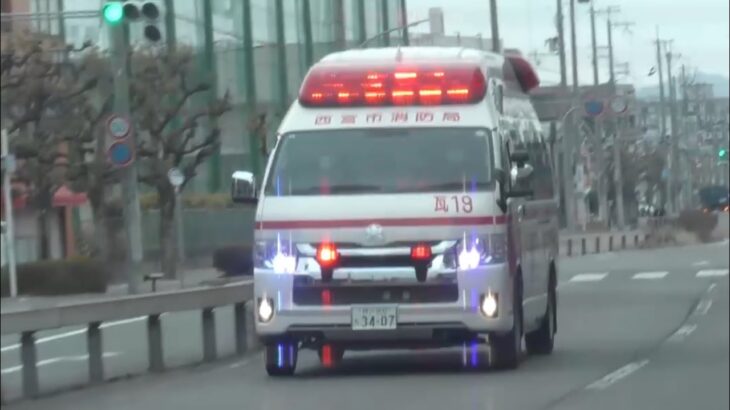 🚨激撮🚨救急車🚨緊急走行🚨響き渡るサイレン🚨 #救急車 #緊急走行