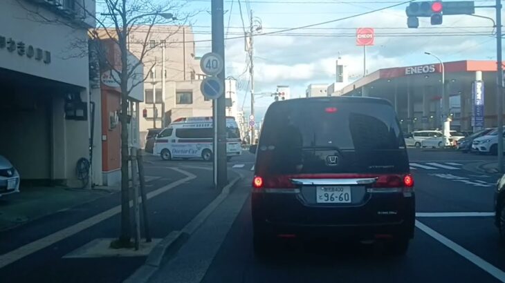【緊急走行】鹿児島市消防局高度救急隊ドクターカー