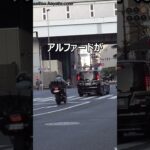 【停止命令】獲物を待ち構える白バイが居る赤信号の交差点に強行突入したアルファードの末路
