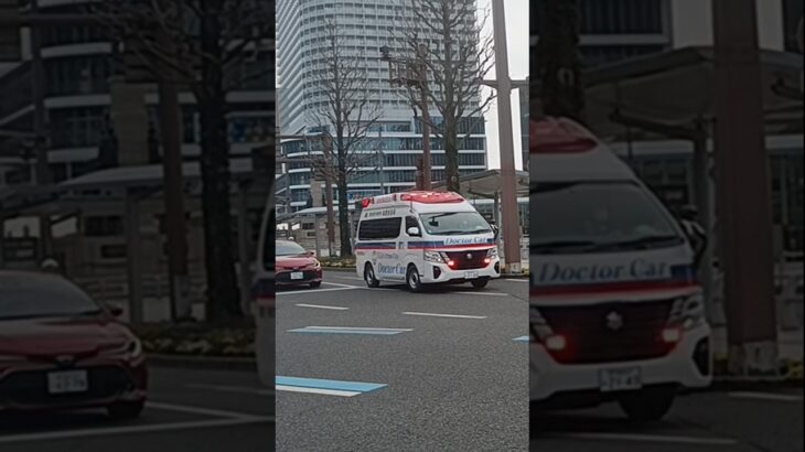 【緊急走行】救急隊支援!鹿児島市消防局高度救急隊ドクターカー