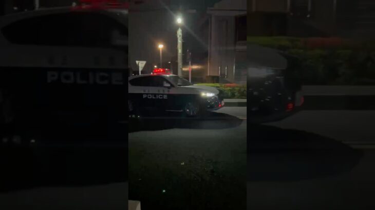 埼玉県警　パトカー　緊急走行シーン！