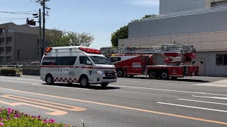 小山市消防本部　小山市消防署　小山救急1   緊急走行
