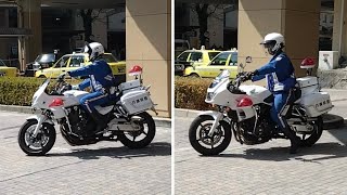 🚨白バイが2台登場🚨 #白バイ #白バイ隊員 #兵庫県警