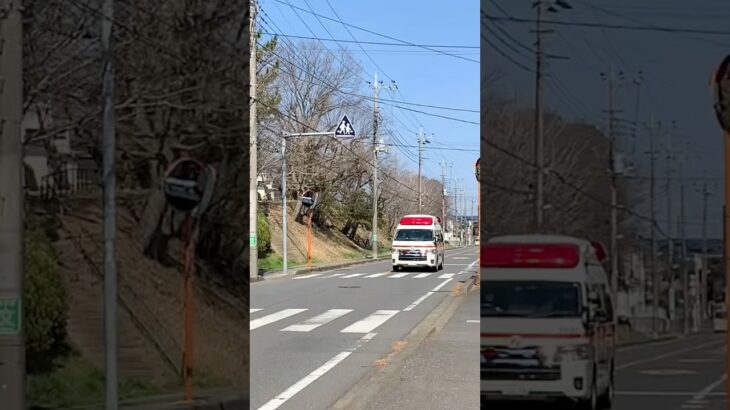 隊員さんの神対応!我孫子西救急3 #緊急車両 #救急車 #緊急走行 #消防署 #我孫子市消防本部　#我孫子市 #我孫子