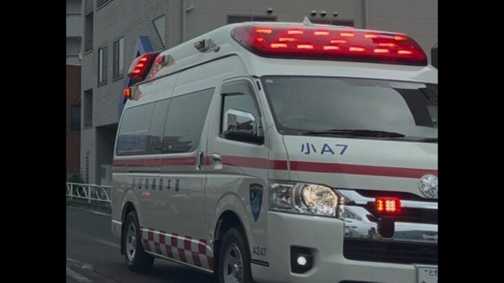 緊急走行！緊走する小山市消防本部救急隊（小山救急7）