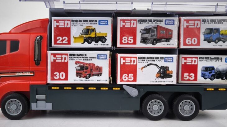 8 Tomica Emergency Vehicles | Unboxing & Convoy Driving Test ~ トミカ緊急車両コンボイ出動