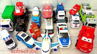 救急車のミニカー走る☆緊急走行テスト ☆坂道走るよ | Ambulance miniature car runs! Emergency driving test McQueen Pixar