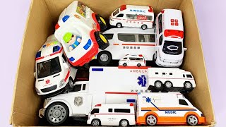 救急車のミニカー走る！緊急走行テスト！坂道走行です☆ Ambulance minicar runs in an emergency with sirens sounding!