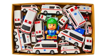 救急車パトカー消防車のミニカーが走る走る! 坂道を緊急走行テスト Ambulance police car Minicar of fire truck run run! drive test 2