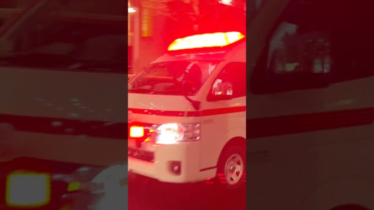 救急車 #消防 #消防車 #消防車両 #緊急車 #緊急車両 #緊急出動#特殊#Ambulance#shorts#緊急走行#サイレン#119#110#はたらくくるま#大雨