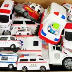 救急車のミニカーが走る! 緊急車両 坂道 サイレン音☆Miniature ambulance car running! Emergency vehicle hill siren sound
