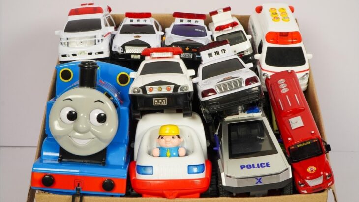 救急車のミニカーが走る! 緊急車両 坂道 サイレン音☆Miniature ambulance car running! Emergency vehicle hill siren sound