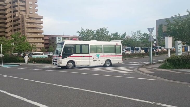 【緊急走行】転院搬送!鹿児島市立病院NICUドクターカー