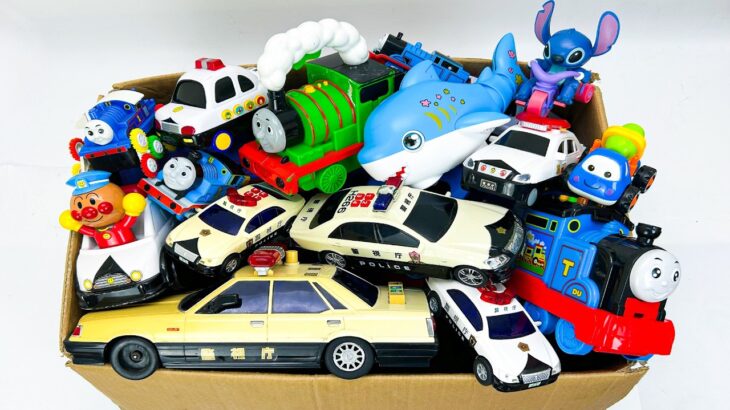 パトカーのミニカーが走る☆走行テスト☆トーマスと一緒に走る｜Police mini cars running on slope! Test with Thomas and friends