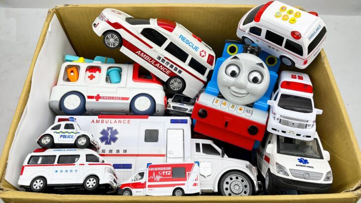 走れ走れ！救急車のミニカーが坂道を速く走る！緊急走行テスト☆ Run Run! Ambulance Mini Cars Speed Downhill! Emergency Driving Test