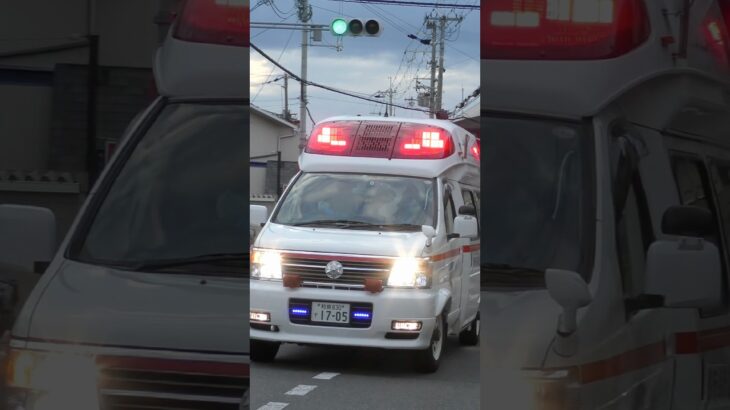 【緊急走行】高石非常救急、緊急走行！【堺市消防局】#shorts  #ショート #消防署 #消防車 #fire #firefighter #サイレン#救急車 #救急 #はしご車