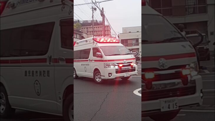 【緊急走行】救急搬送!鹿児島市消防局甲南救急隊
