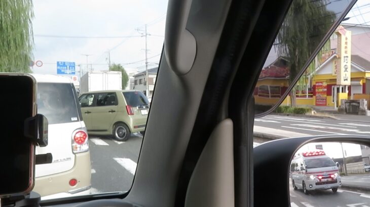 磐田市消防署東部分遣所救急車 緊急走行