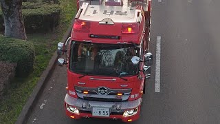 【水難救助】緊急走行する救助工作車に進路を譲らないバイク#仙台市消防#ウィレン