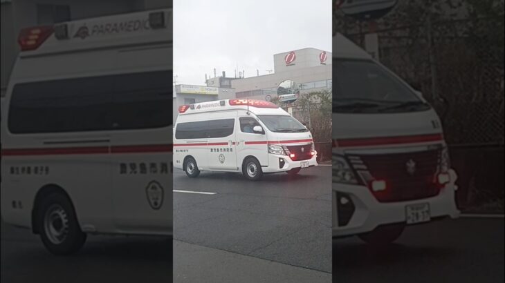 【緊急走行】鹿児島市消防局郡元救急隊