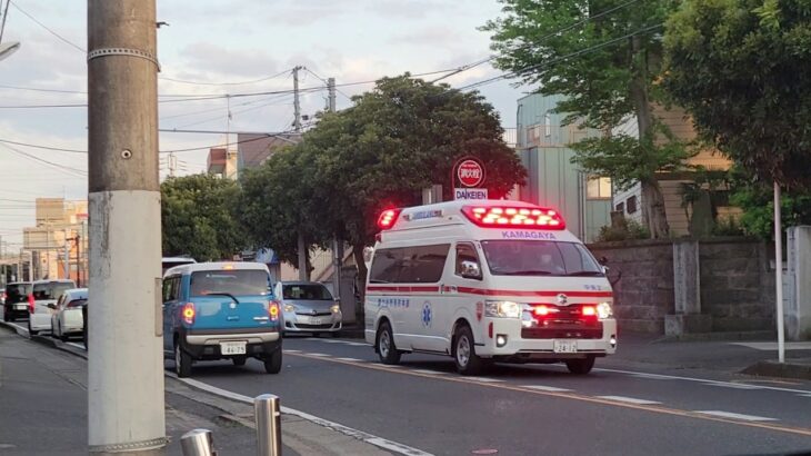 【緊急走行】救急車の緊急走行シーン