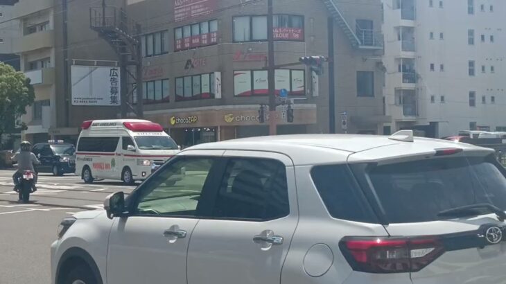 【緊急走行】今給黎総合病院赤ちゃん救急搬送車ドクターカー