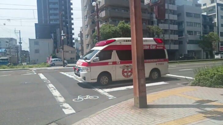 【緊急走行】米盛病院救命救急センタードクターカー