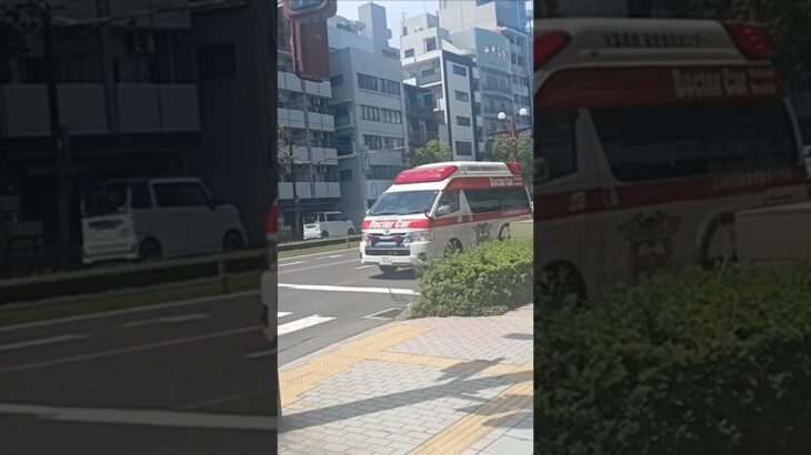 【緊急走行】米盛病院救命救急センタードクターカー