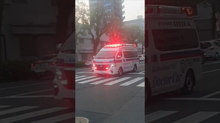 【緊急走行】鹿児島市消防局高度救急隊ドクターカー