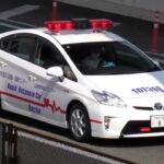 😳激レア😳🚨珍しいドクターカーの緊急走行🚨サイレン🚨　#ドクターカー #緊急走行 #サイレン #赤色灯