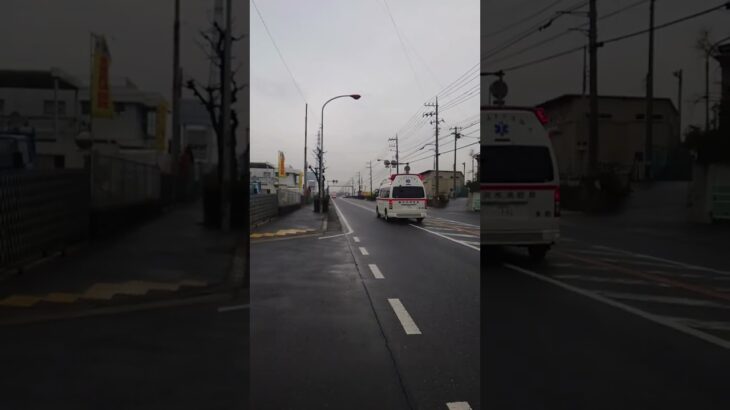 ハーモニックサイレン ハイメディック救急車 緊急走行【本町救急隊・藤沢市消防局】