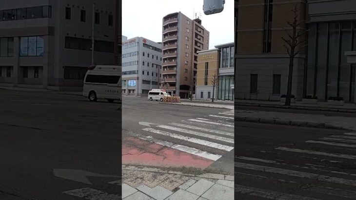 救急車緊急走行 #札幌市消防局 #救急車 #緊急走行